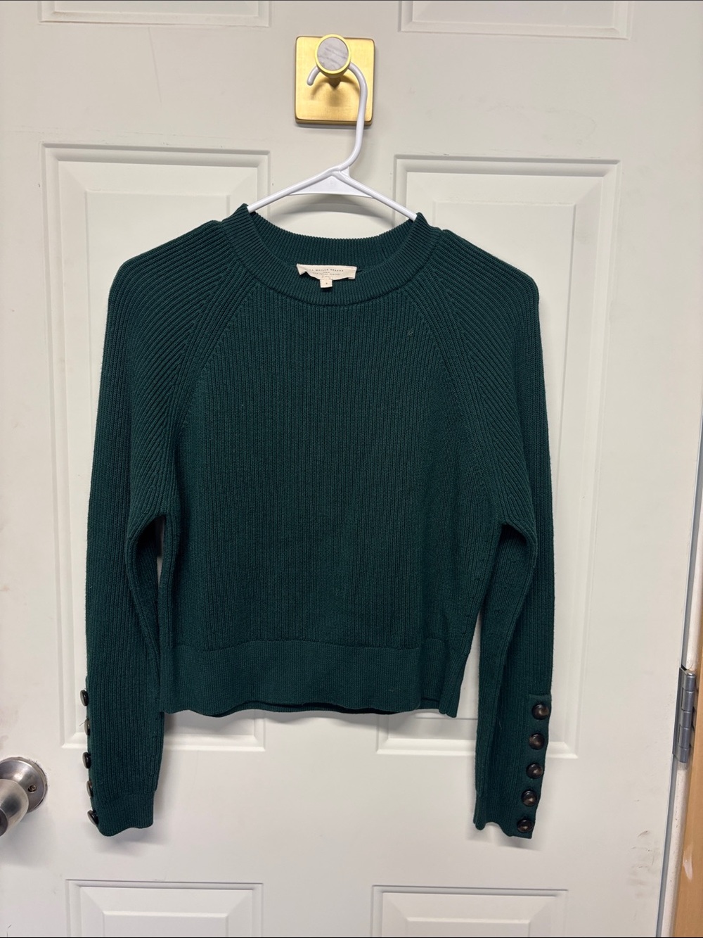 Sezane green sweater